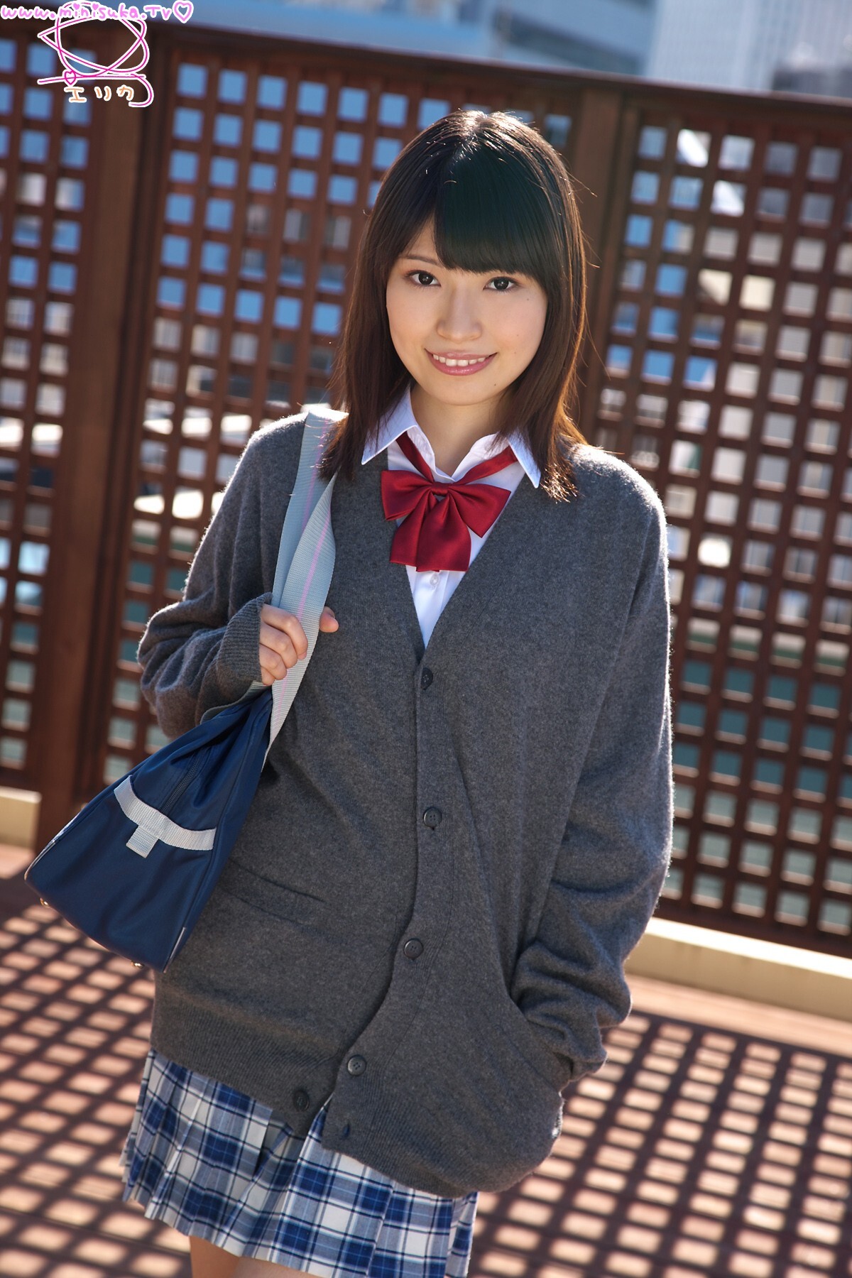 Erika Erika (1) Minisuka. TV Women's high school girl